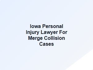 Iowa Personal Injury Lawyer for Merge Collision Cases